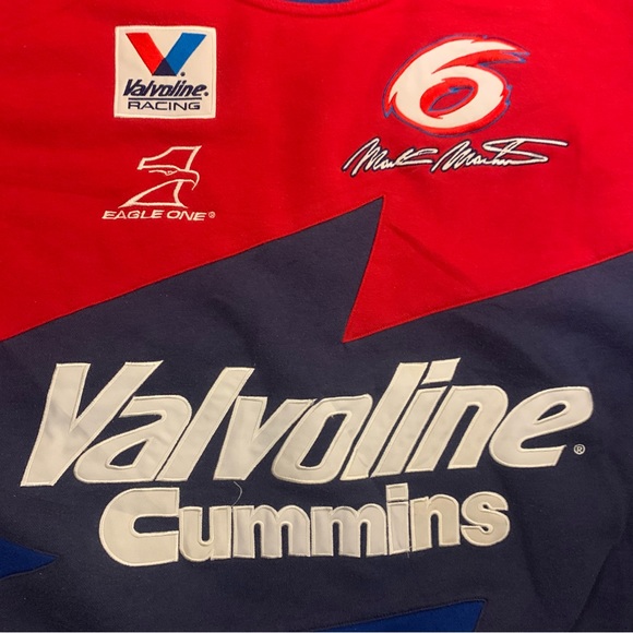 Vintage Sweatshirt Mark Martin Chase Nascar Roush Valvoline Racing Men’s Medium - Picture 2 of 8